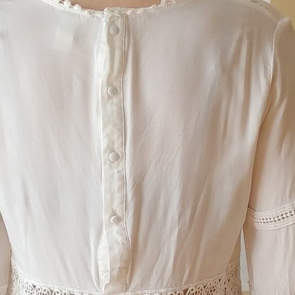 white lace crop top - Picture 4 of 5